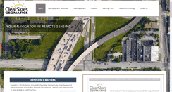 Desktop Screenshot of clearskiesgeo.com