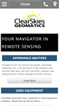 Mobile Screenshot of clearskiesgeo.com