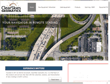 Tablet Screenshot of clearskiesgeo.com